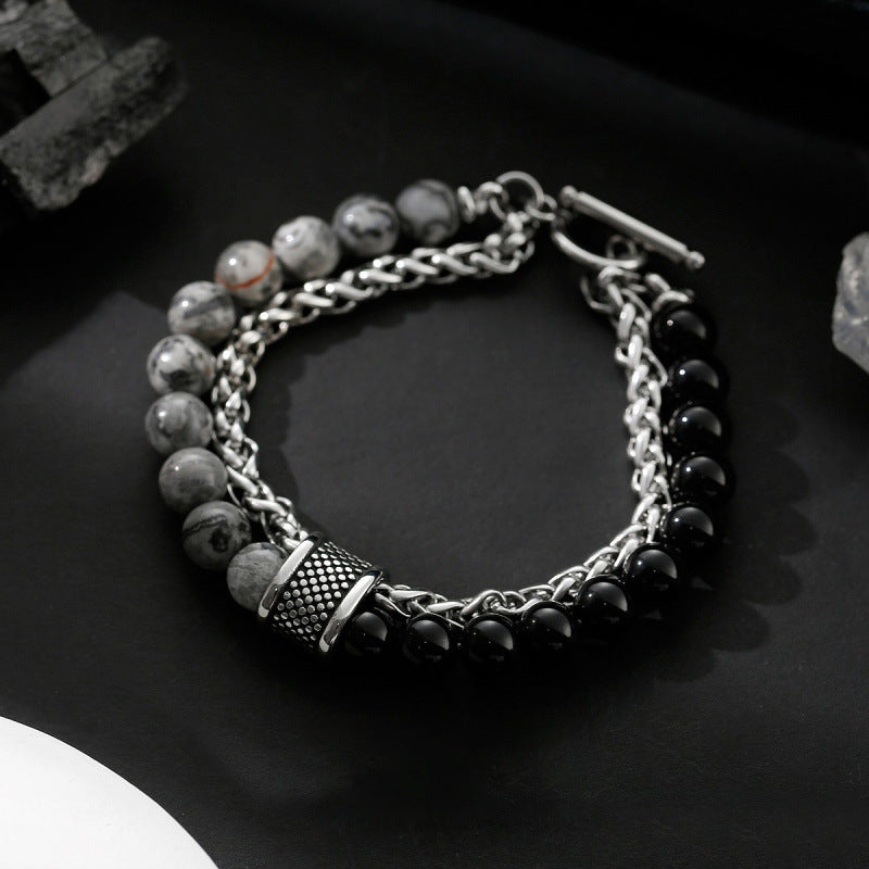 Fashion Titanium Steel Bracelet for Men and Women