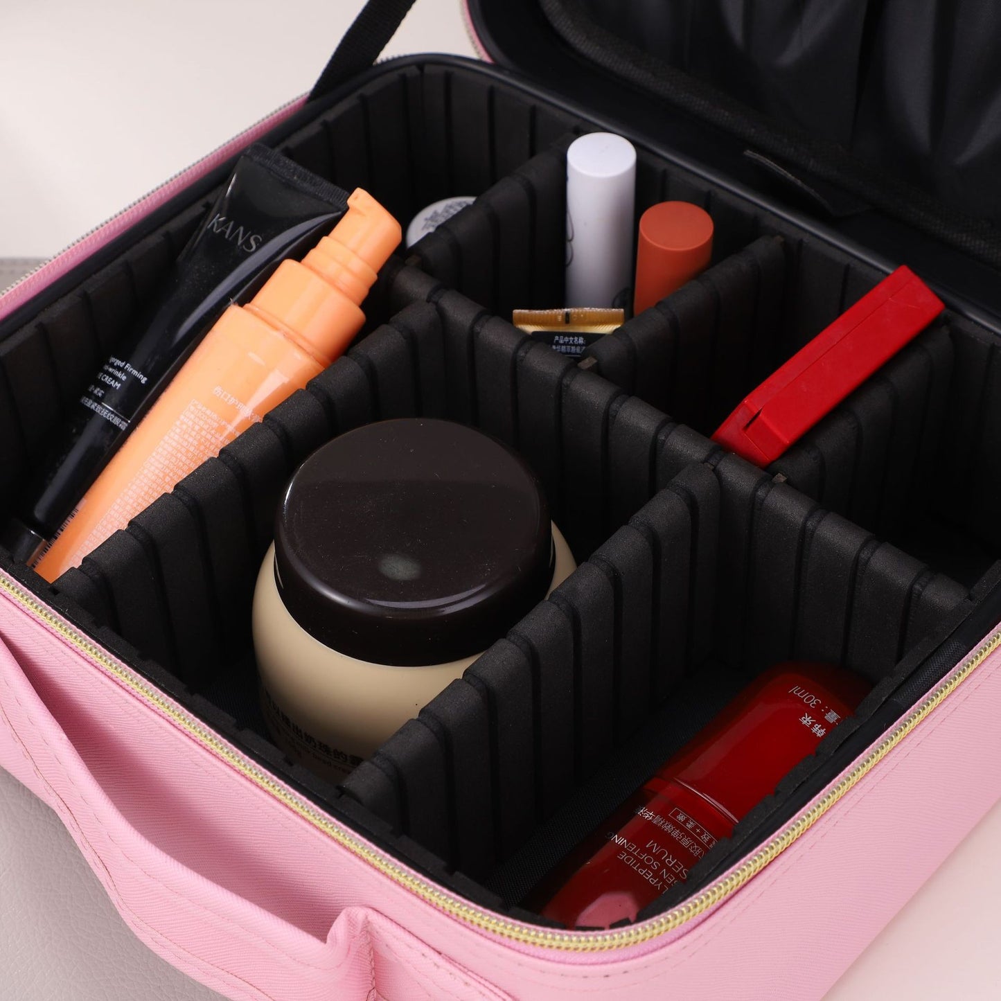 LED Illumination Makeup Mirror with Storage Bag