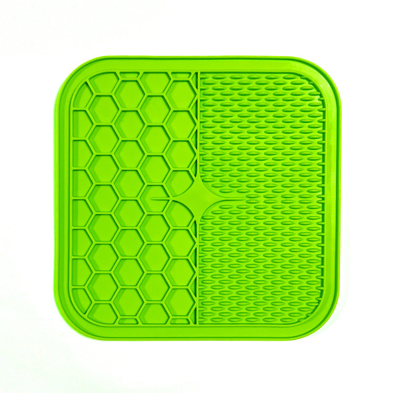 Silicone lick pad
