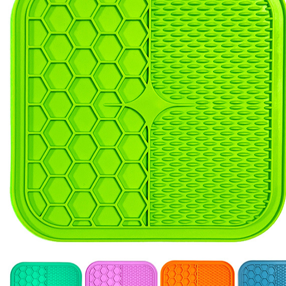 Silicone lick pad