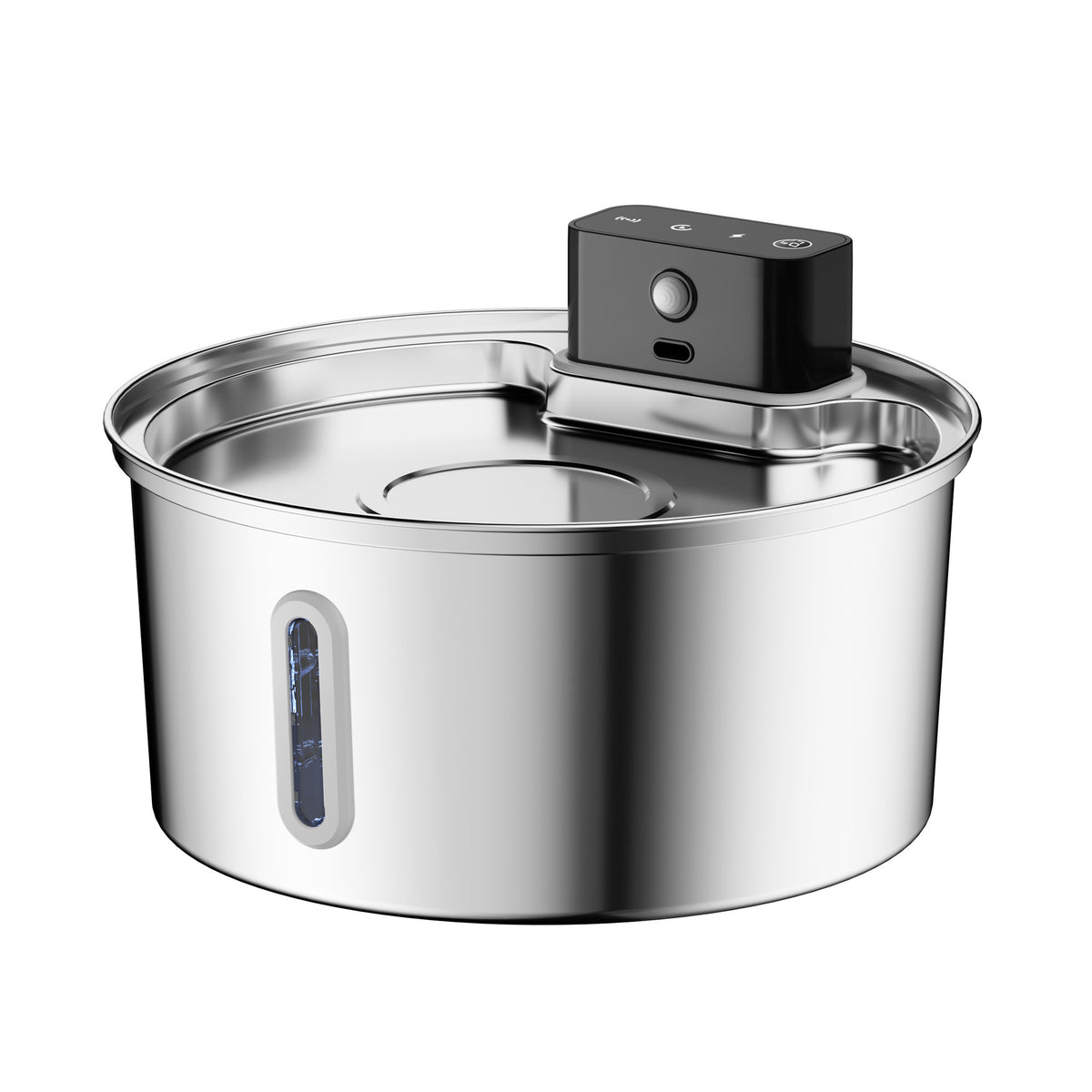 Automatic Sensor Pet Water Fountain with Stainless Steel Design