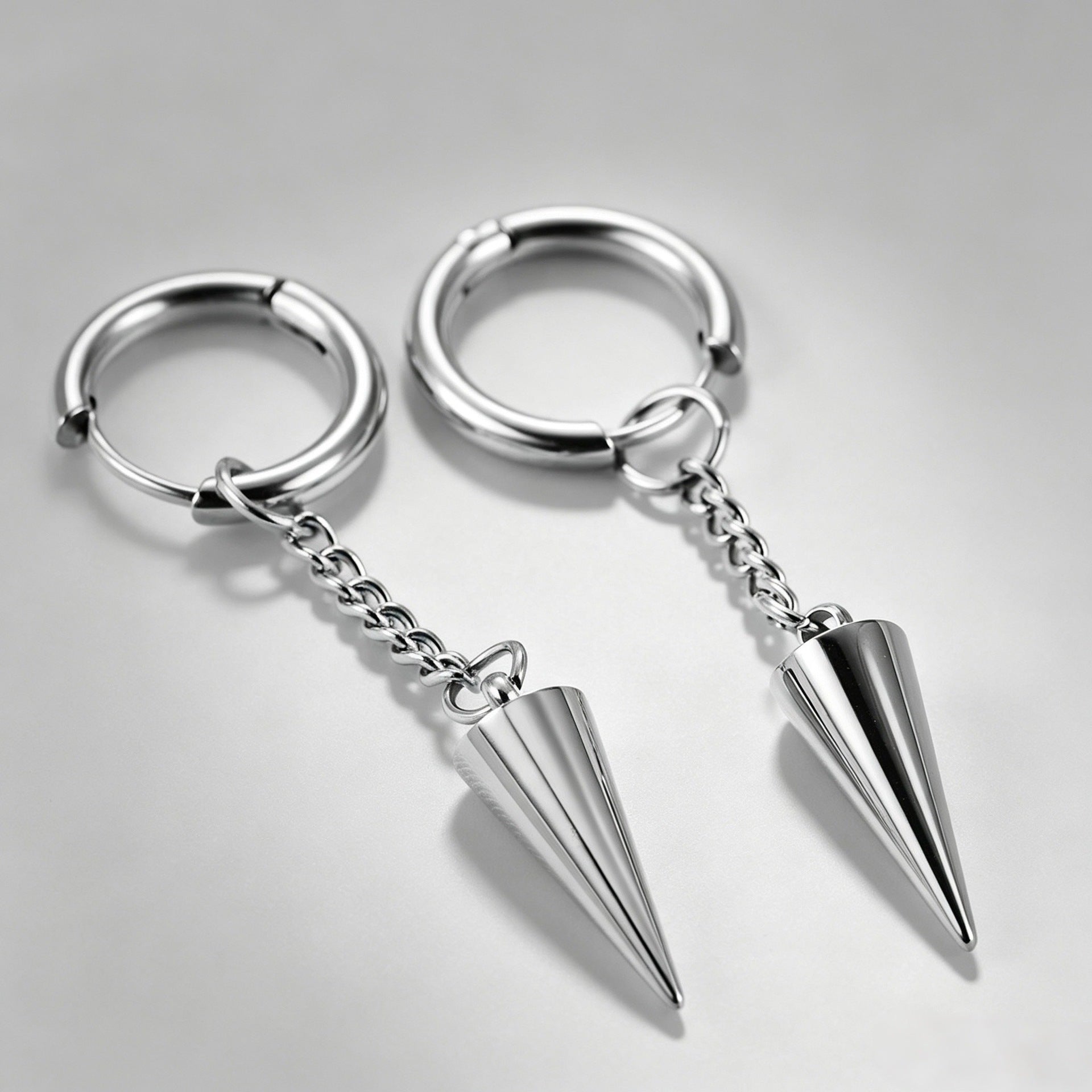 Pointed Tassel Earrings