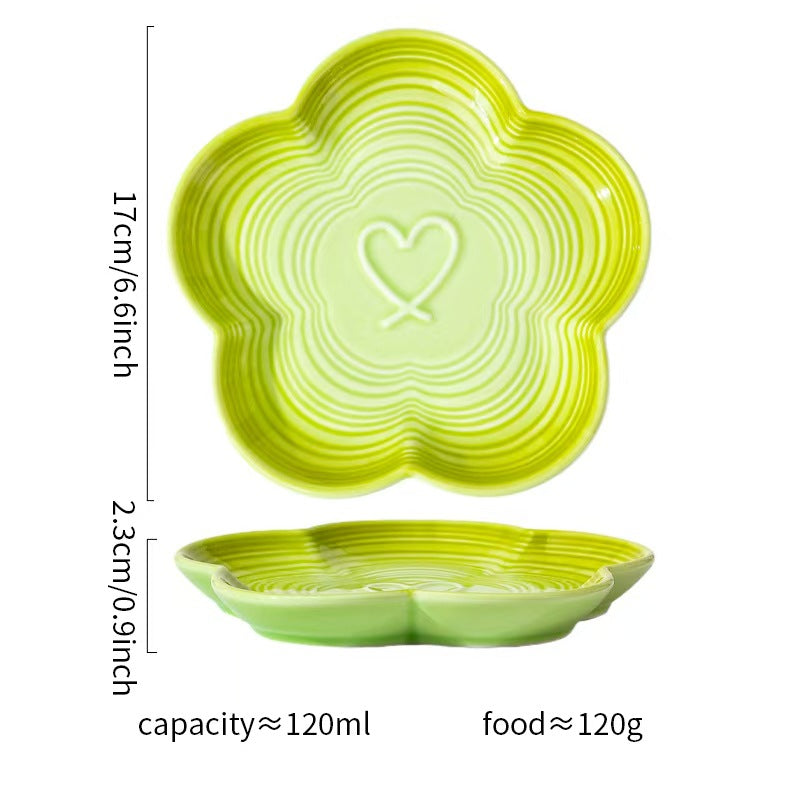 Ceramic Pet Bowl Cute Cat Snack Canned Plate High Foot Neck ProtectionBowl
