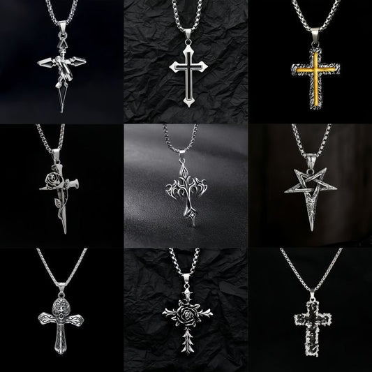 Style Cross Pendant Necklace