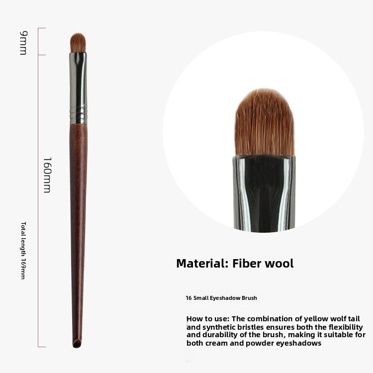 Professional Makeup Brush Set with Wood Handle