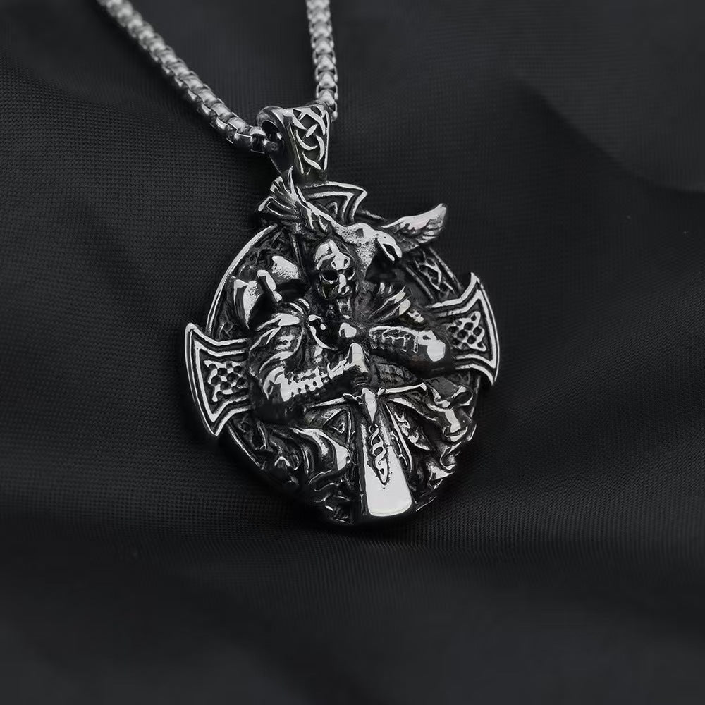Retro Eagle Wing Alloy Necklace
