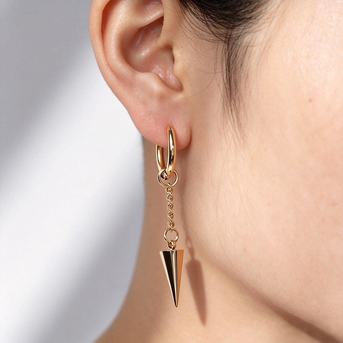Pointed Tassel Earrings