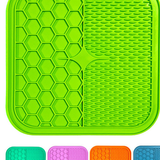 Silicone lick pad