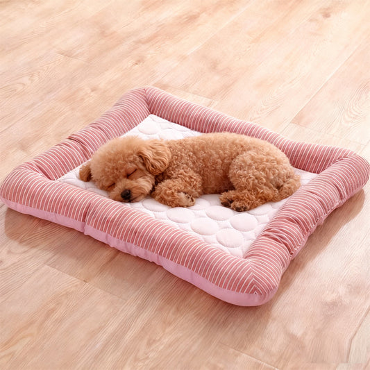 Pet Cooling Mat Ice Silk Bed