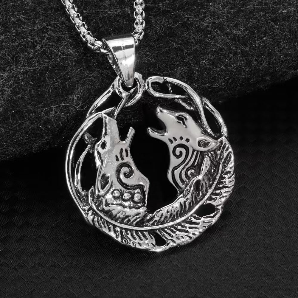 Retro Eagle Wing Alloy Necklace
