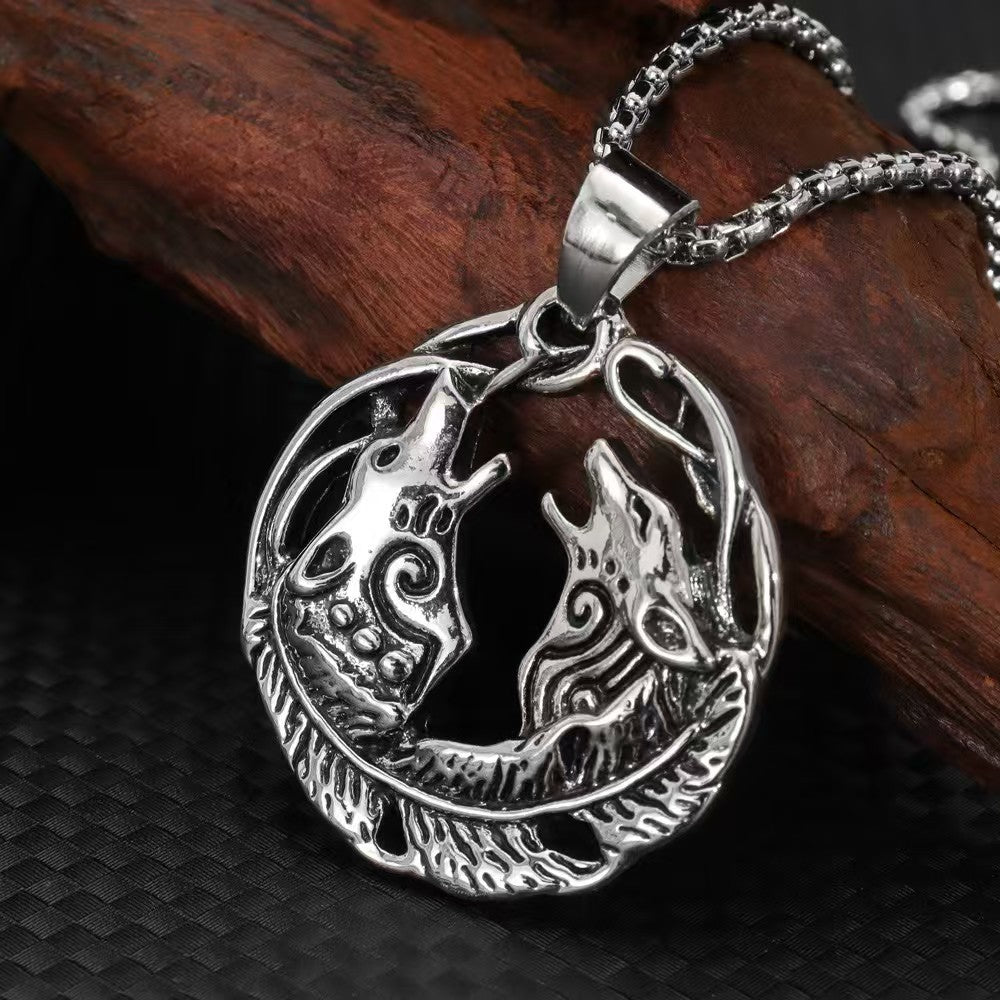 Retro Eagle Wing Alloy Necklace