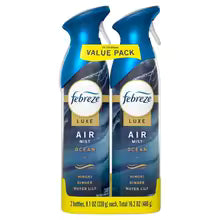 Air Freshener Spray Odor-Fighting - Ocean - 8.1oz: Aerosol, Dye-Free, Phthalate-Free for Interior Spaces