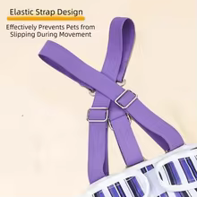 Adjustable Strap Dog Diaper Suspenders Striped Design Breathable Pet Physiological Pants Comfortable Washable