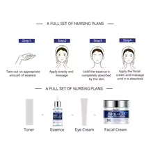 SUYARUN GHK-CU Cream & Serum - Anti-aging facial moisturizer, firming and moisturizing for all skin types, suitable for women.