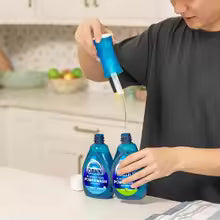 Dish Soap Spray Refill Fresh Scent 16 oz Grease Cleaning Suds for Everyday Kitchen Dishes No Soak Needed