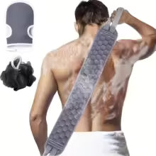 Body Sponge Silicone Back Brushes Bath Towels Scrubber Rubbing Back Peeling Massage Shower Belt Extended Skin Clean Brushes