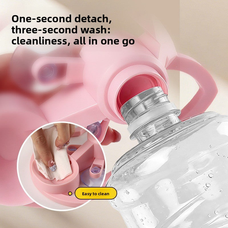 Suction Cup Pet Water Fountain Non Spill Bowl