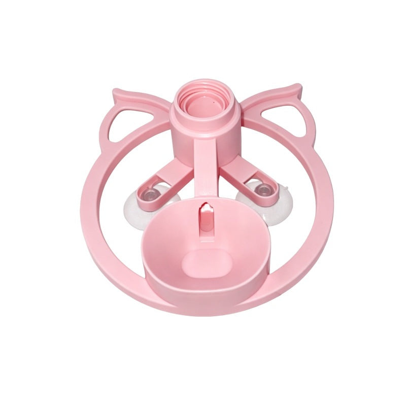 Suction Cup Pet Water Fountain Non Spill Bowl