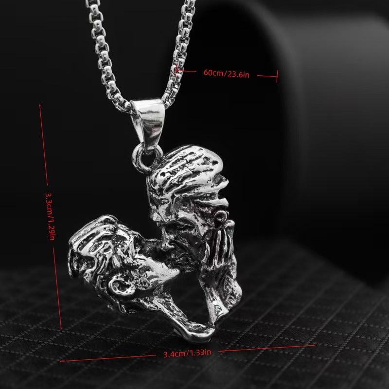 Retro Eagle Wing Alloy Necklace