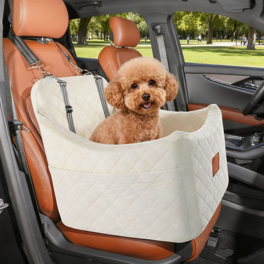Washable Pet Car Bed with Elevated Bottom