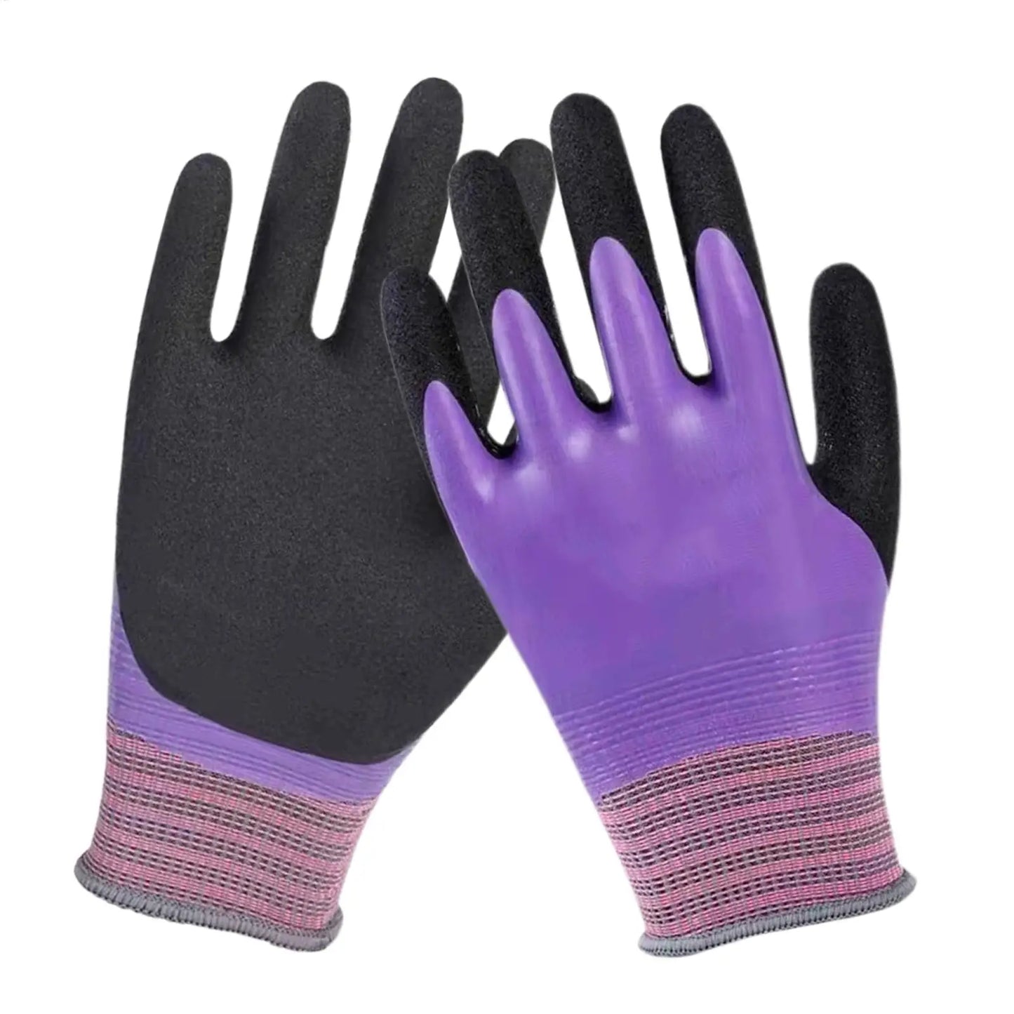 Protective Gloves Gardening Gloves Latex Work Gloves Waterproof Anti Slip Durable Planting Digging Outdoor Work Cleaning Gloves