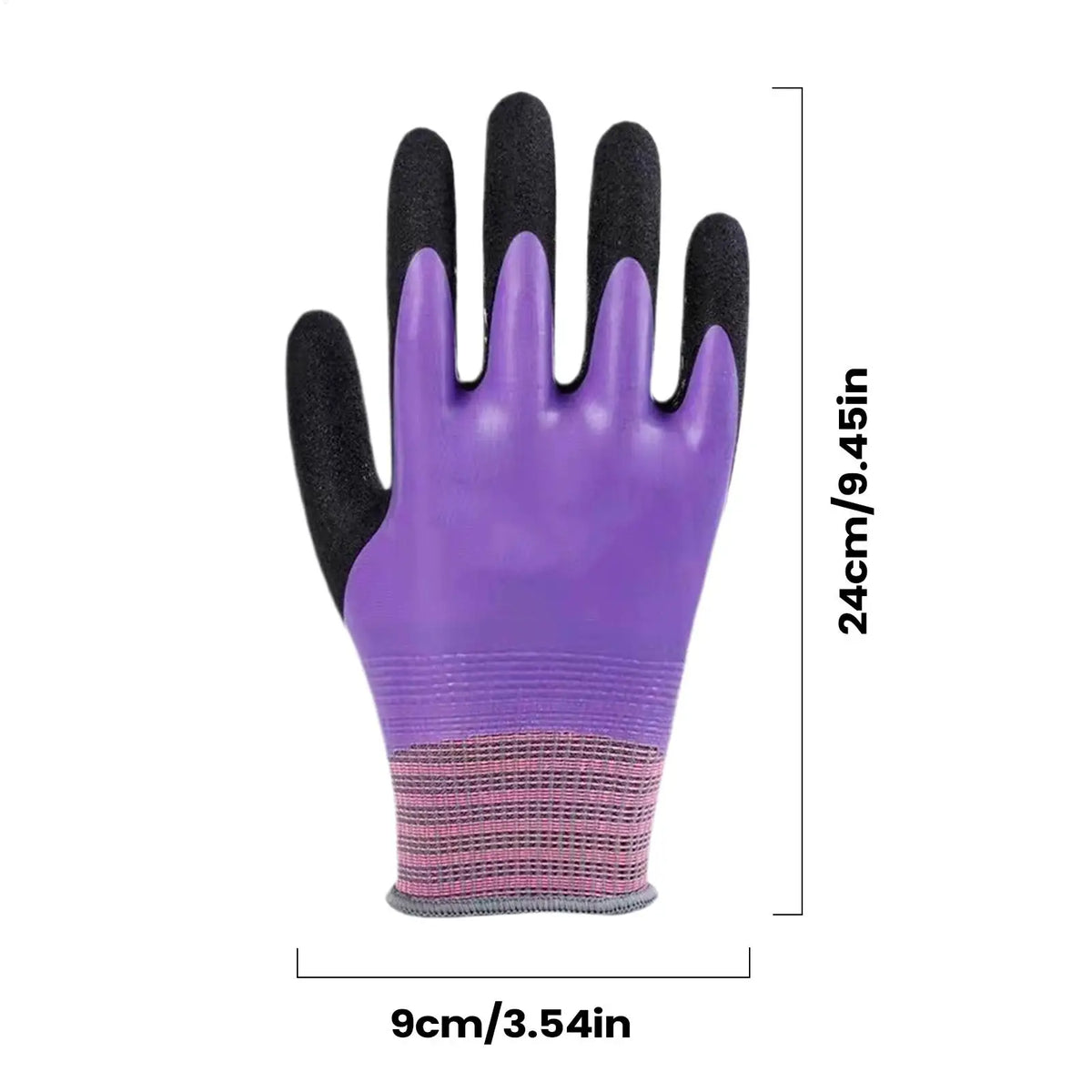 Protective Gloves Gardening Gloves Latex Work Gloves Waterproof Anti Slip Durable Planting Digging Outdoor Work Cleaning Gloves