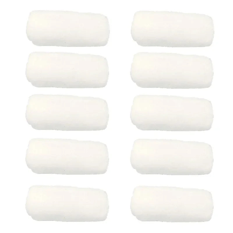 10pc White Soft Microfiber Fabric Face Towel Hotel Bath Towel Wash Cloths Hand Towels Portable Multifunctional Cleaning Towel