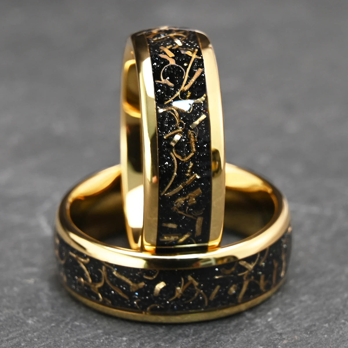 8MM tungsten ring anillos bague homme pareja de compromiso fashion jewelry Men’s wedding bands couple 18K engagement rings gifts
