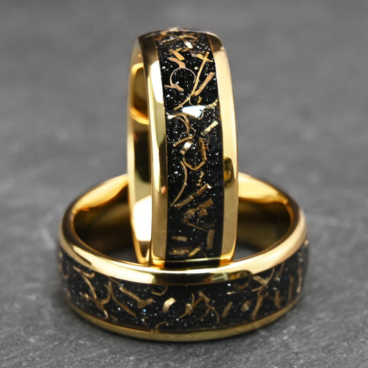 8MM tungsten ring anillos bague homme pareja de compromiso fashion jewelry Men’s wedding bands couple 18K engagement rings gifts