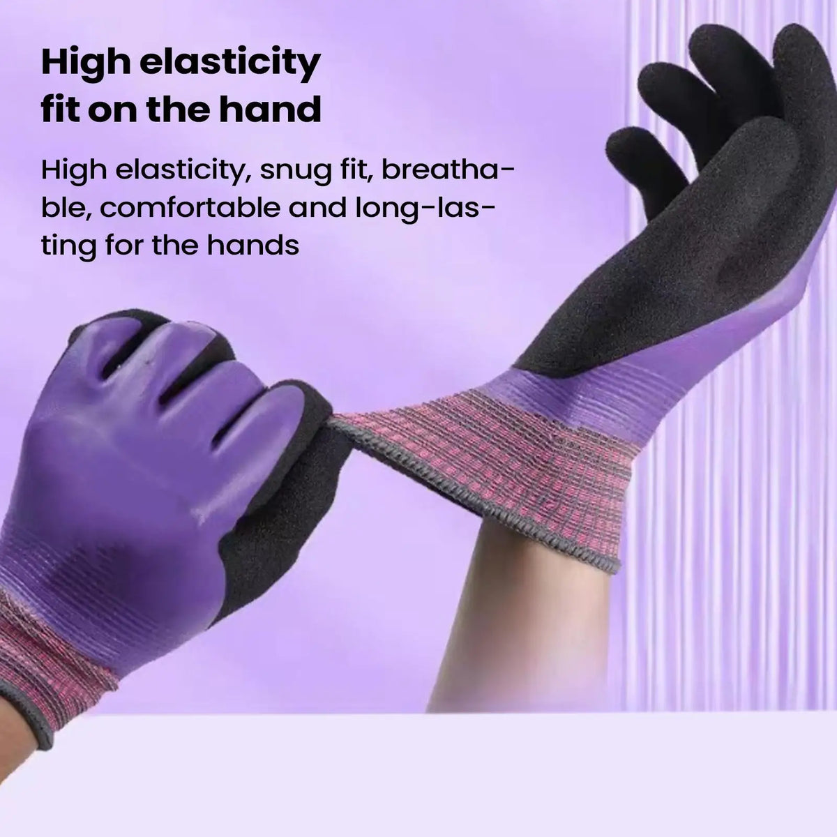 Protective Gloves Gardening Gloves Latex Work Gloves Waterproof Anti Slip Durable Planting Digging Outdoor Work Cleaning Gloves